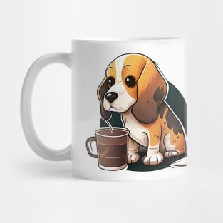 cute beagle coffee lover Mug